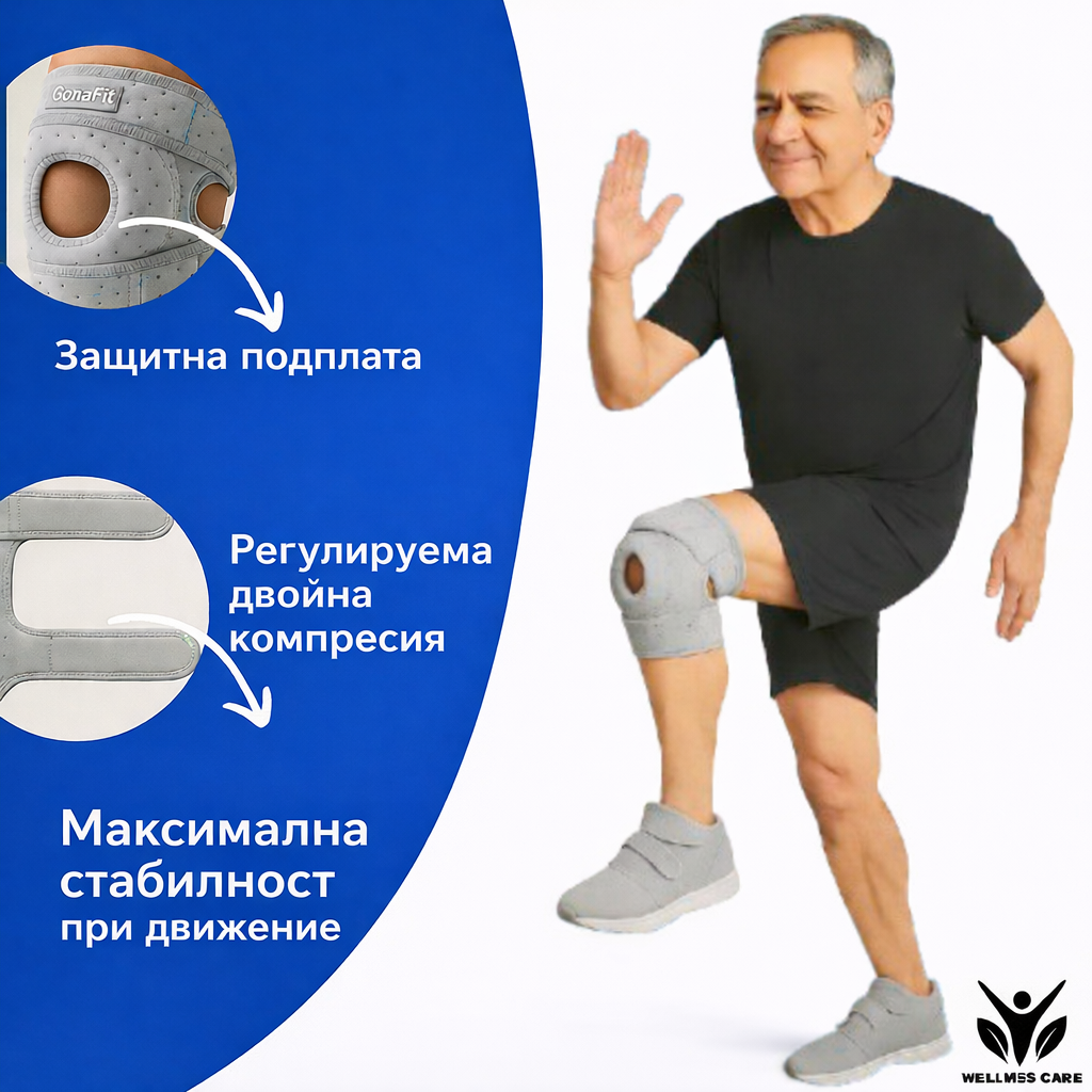 GonaFit колянна ортеза – незабавно облекчение на болката и пълна подкрепа при движение