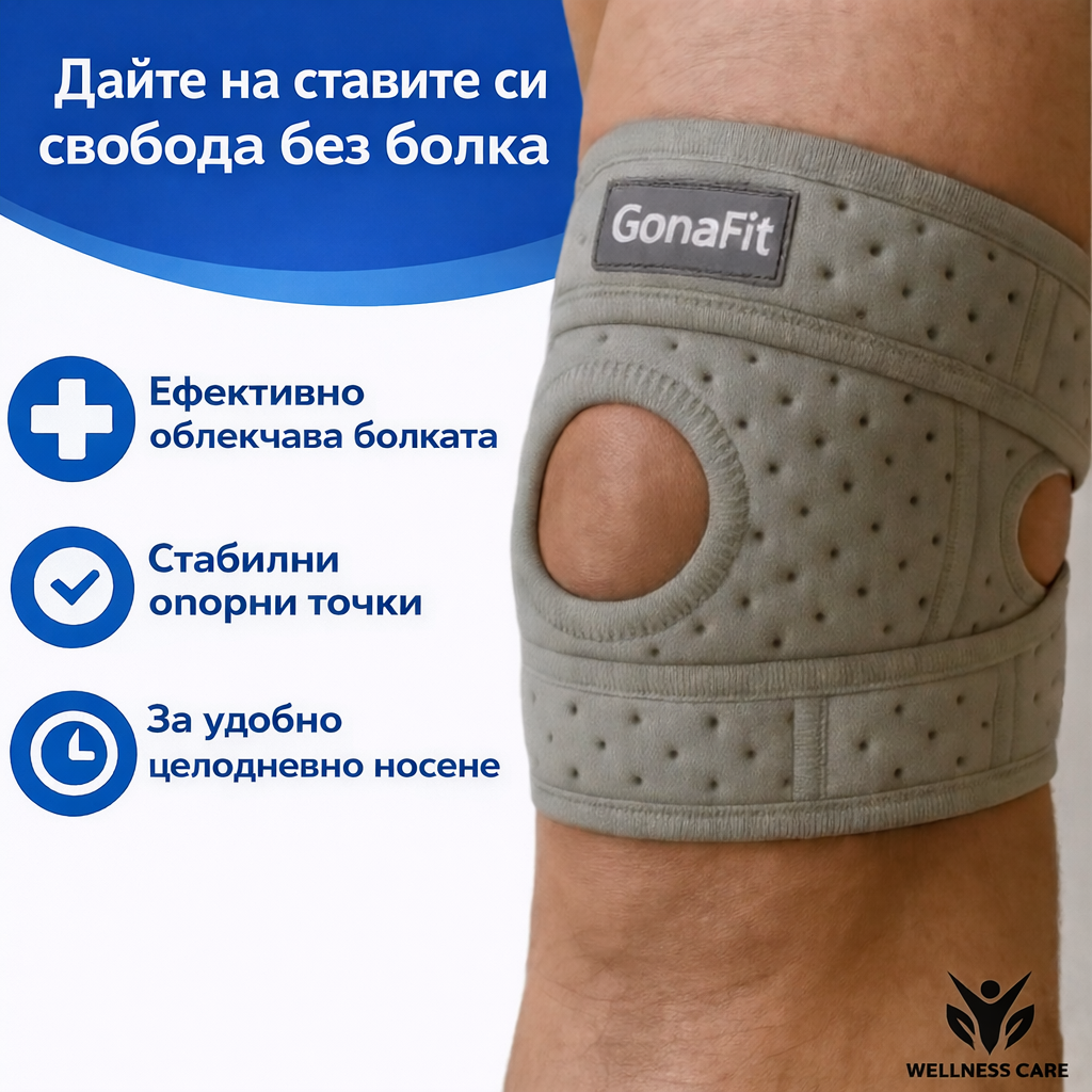 GonaFit колянна ортеза – незабавно облекчение на болката и пълна подкрепа при движение