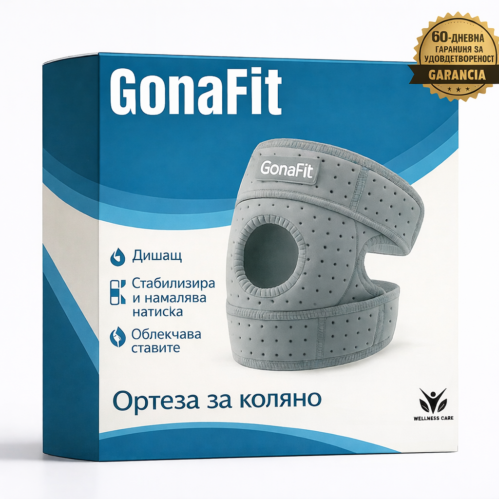 GonaFit колянна ортеза – незабавно облекчение на болката и пълна подкрепа при движение