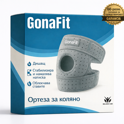 GonaFit колянна ортеза – незабавно облекчение на болката и пълна подкрепа при движение